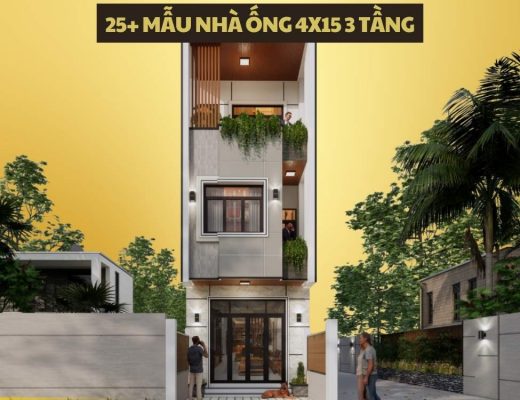 mẫu nhà ống 4x15 3 tầng