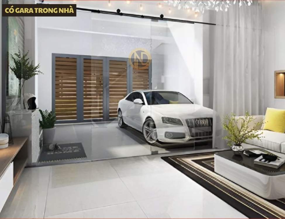 Nhà 4x15m 3 tầng có gara trong nhà