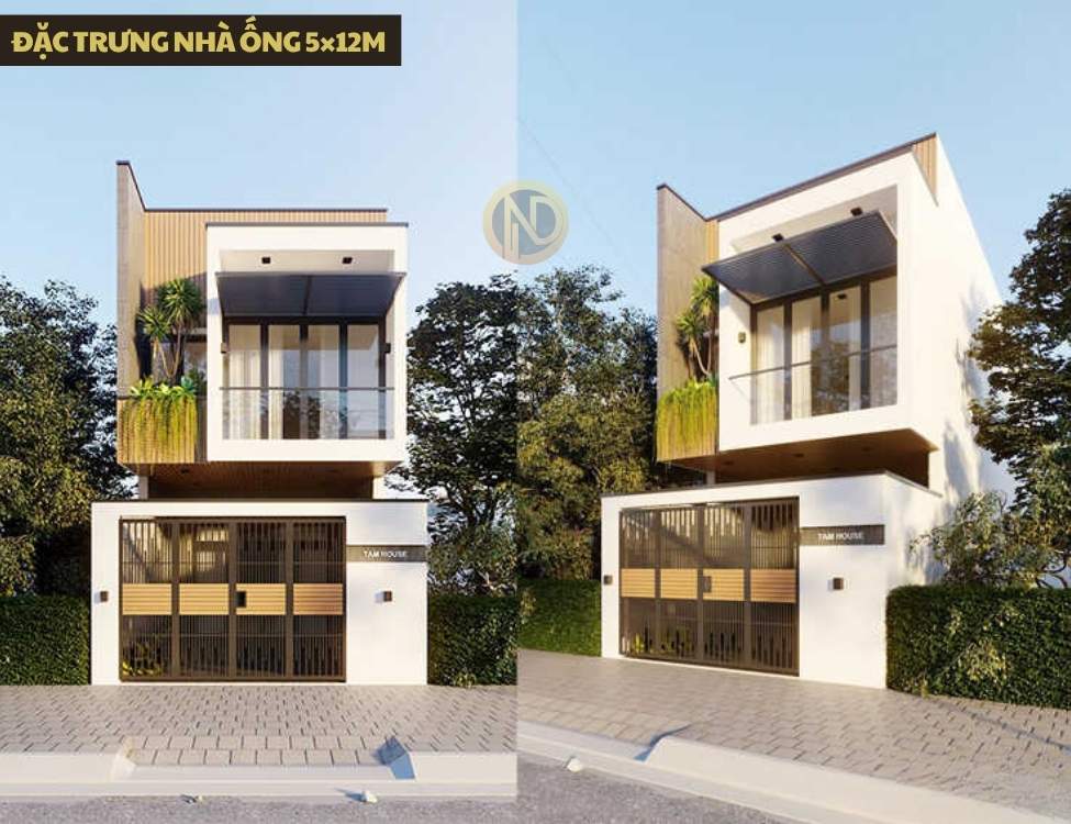 Đặc trưng nhà ống 5×12m