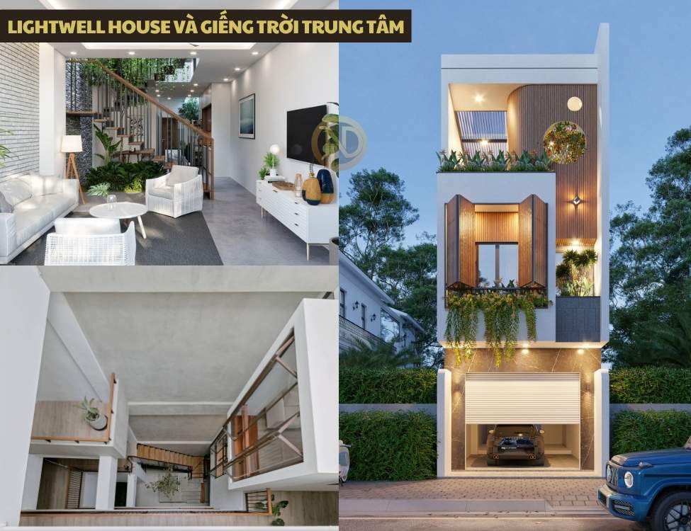 Lightwell House và giếng trời trung tâm