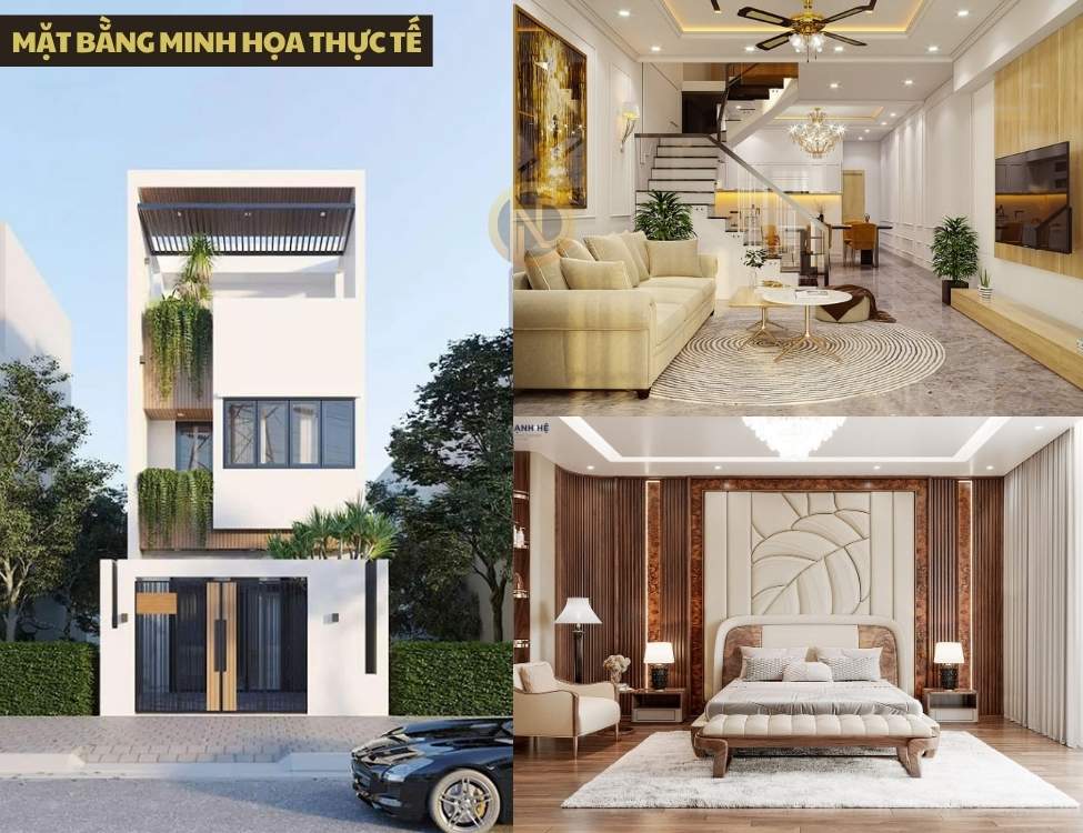 Mặt bằng minh họa thực tế
