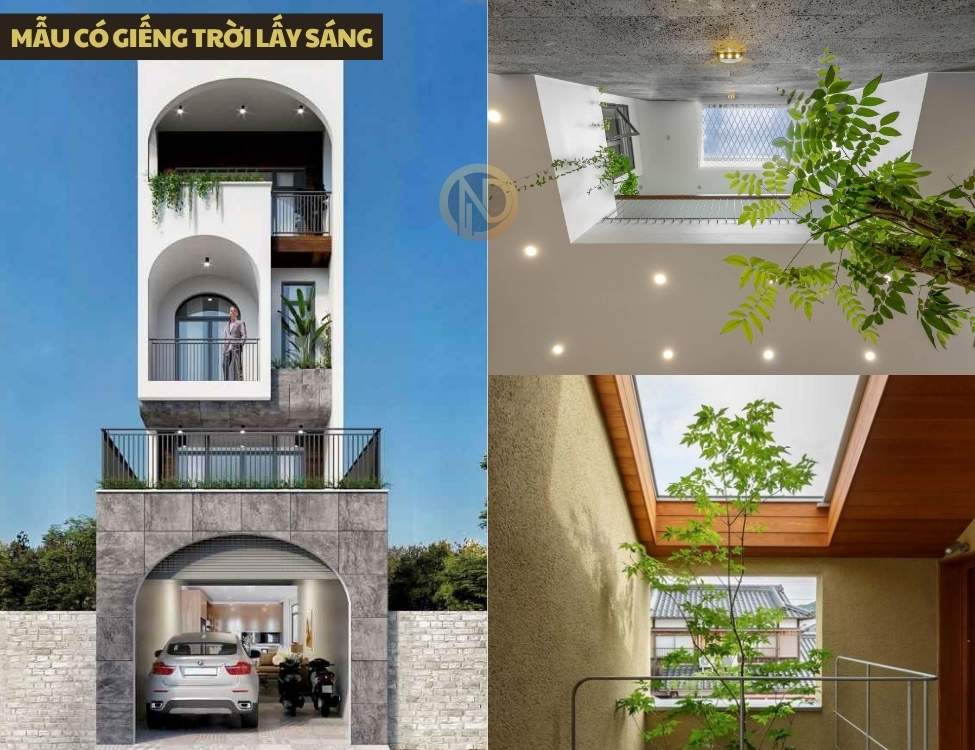 Mẫu có giếng trời lấy sáng