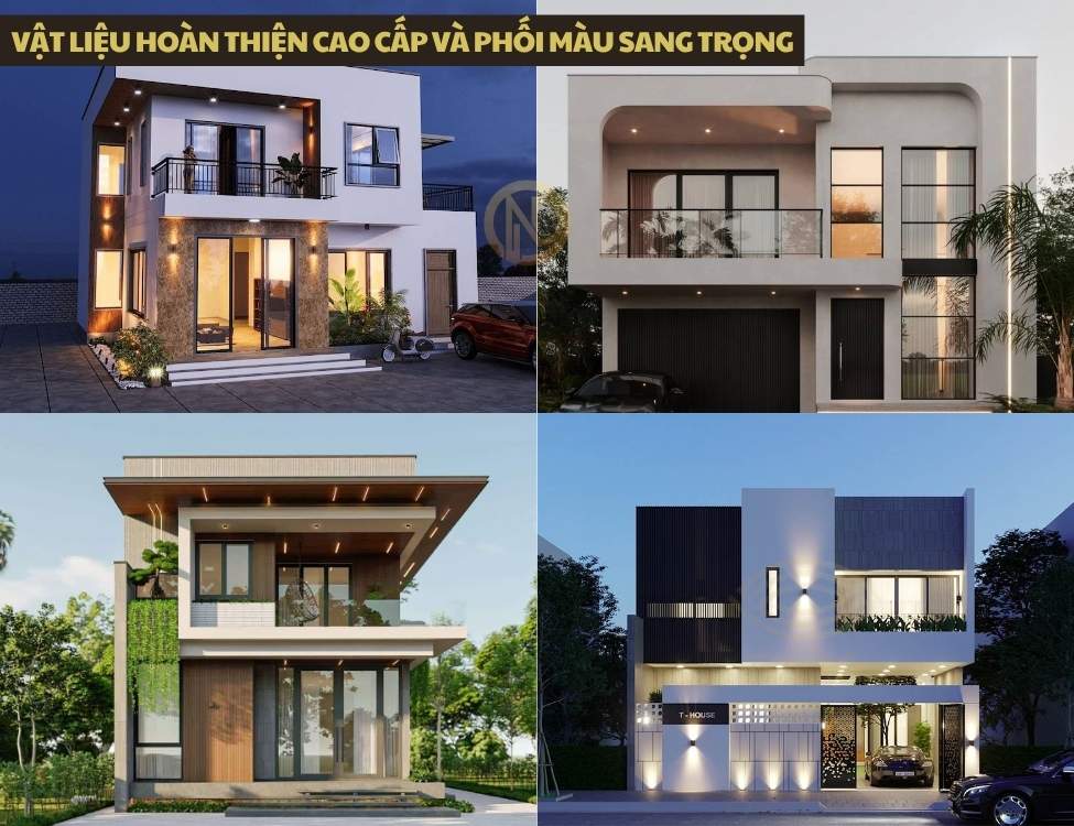 Vật liệu hoàn thiện cao cấp và phối màu sang trọng
