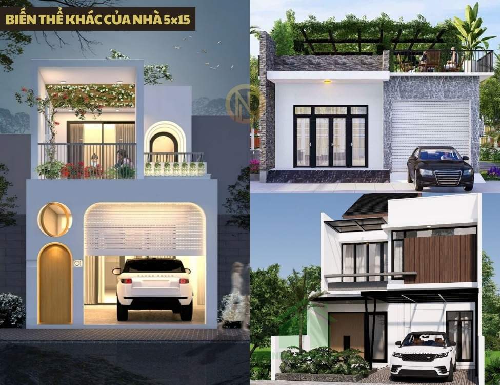 biến thể khác của nhà 5×15