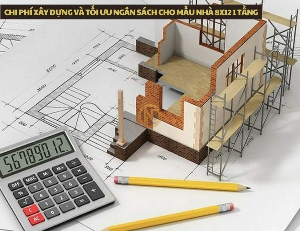 Chi phí xây dựng và tối ưu ngân sách cho mẫu nhà 8x12 1 tầng