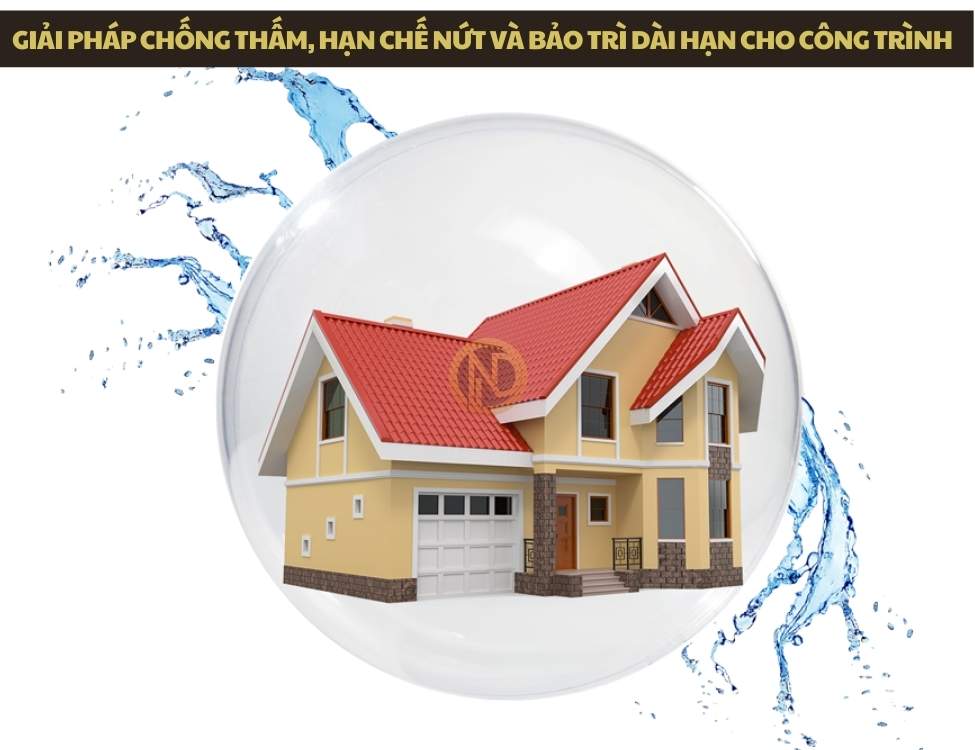 Giải pháp chống thấm, hạn chế nứt và bảo trì dài hạn cho công trình