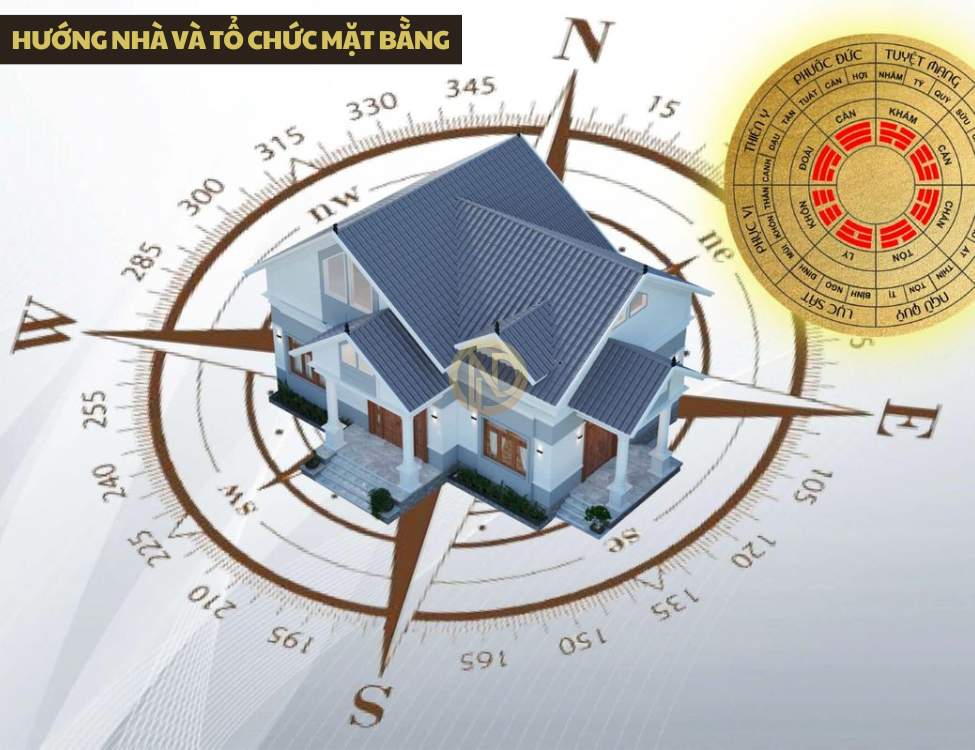 Hướng nhà và tổ chức mặt bằng