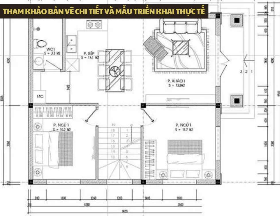 Tham khảo bản vẽ chi tiết và mẫu triển khai thực tế
