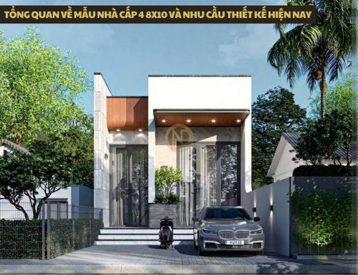 Tổng quan về mẫu nhà cấp 4 8x10 và nhu cầu thiết kế hiện nay