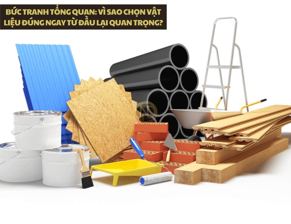 Vì sao chọn vật liệu đúng ngay từ đầu lại quan trọng?