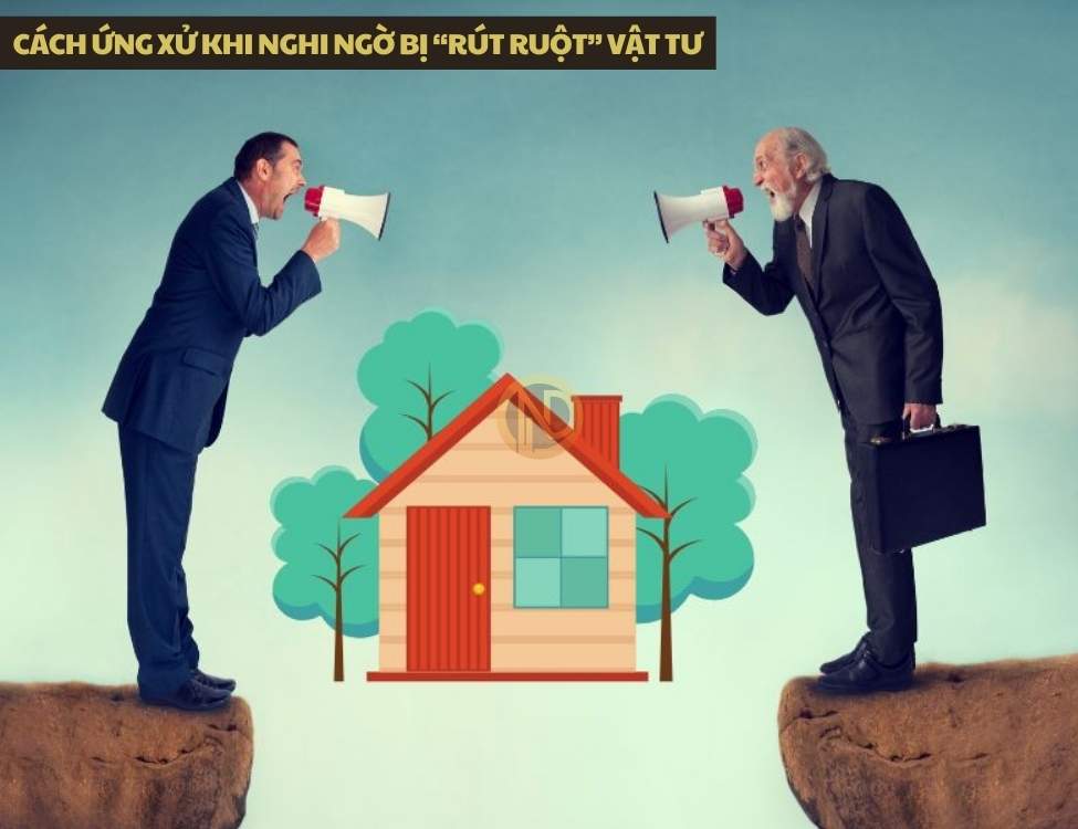 Cách ứng xử khi nghi ngờ bị “rút ruột” vật tư