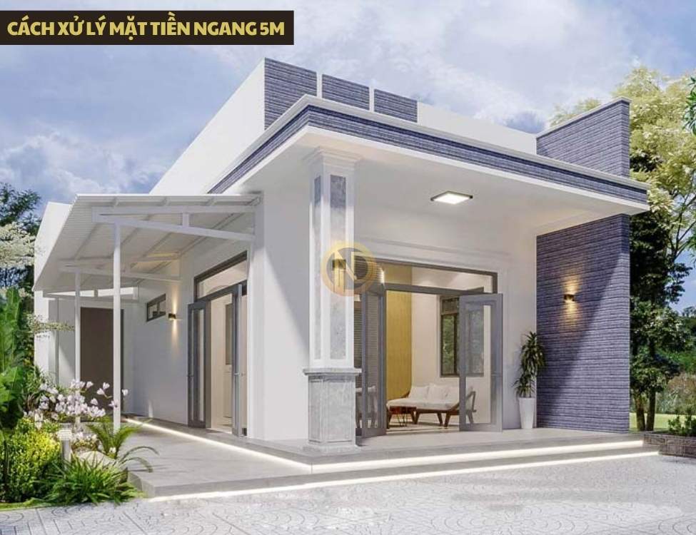 Cách xử lý mặt tiền ngang 5m