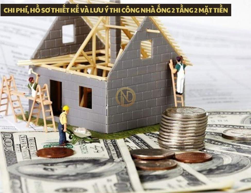 Chi phí, hồ sơ thiết kế và lưu ý thi công nhà ống 2 tầng 2 mặt tiền