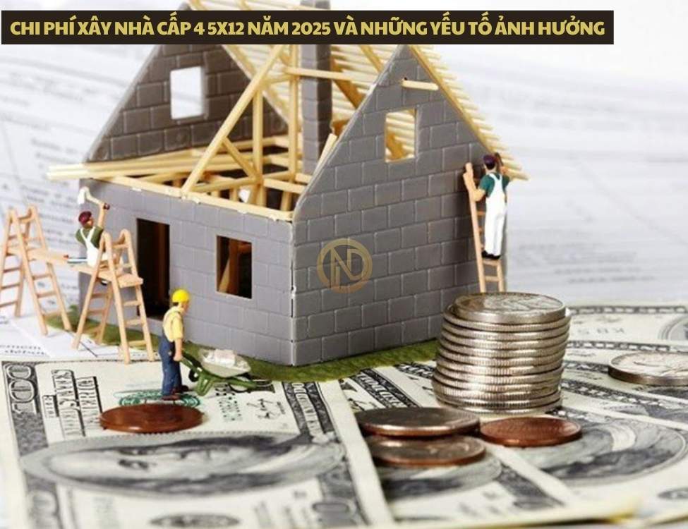 Chi phí xây nhà cấp 4 5x12 năm 2026 và những yếu tố ảnh hưởng