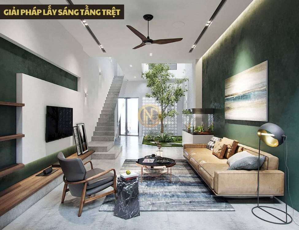 Giải pháp lấy sáng tầng trệt