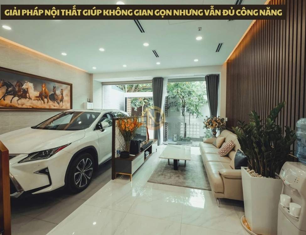 Giải pháp nội thất giúp không gian gọn nhưng vẫn đủ công năng