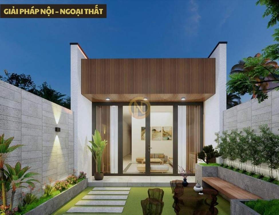 Giải pháp nội – ngoại thất giúp mẫu nhà 5x12 đẹp cấp 4 “nhỏ mà chất”