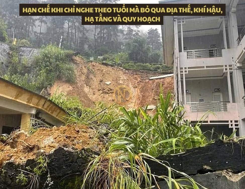 Hạn chế khi chỉ nghe theo tuổi mà bỏ qua địa thế, khí hậu, hạ tầng và quy hoạch