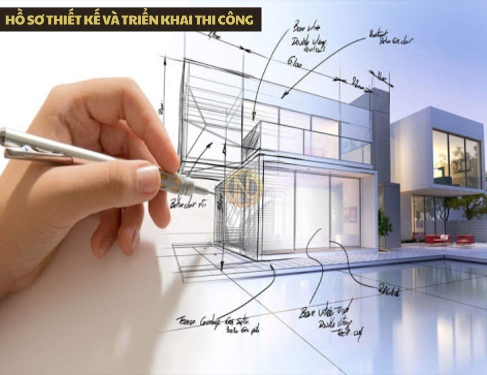 Hồ sơ thiết kế và triển khai thi công cho mẫu nhà 6×15m 2 tầng mái Thái