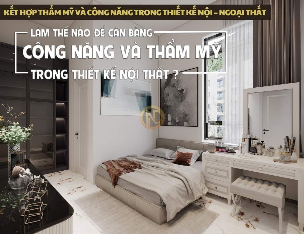 Kết hợp thẩm mỹ và công năng trong thiết kế nội – ngoại thất nhà 2 tầng 5x12m