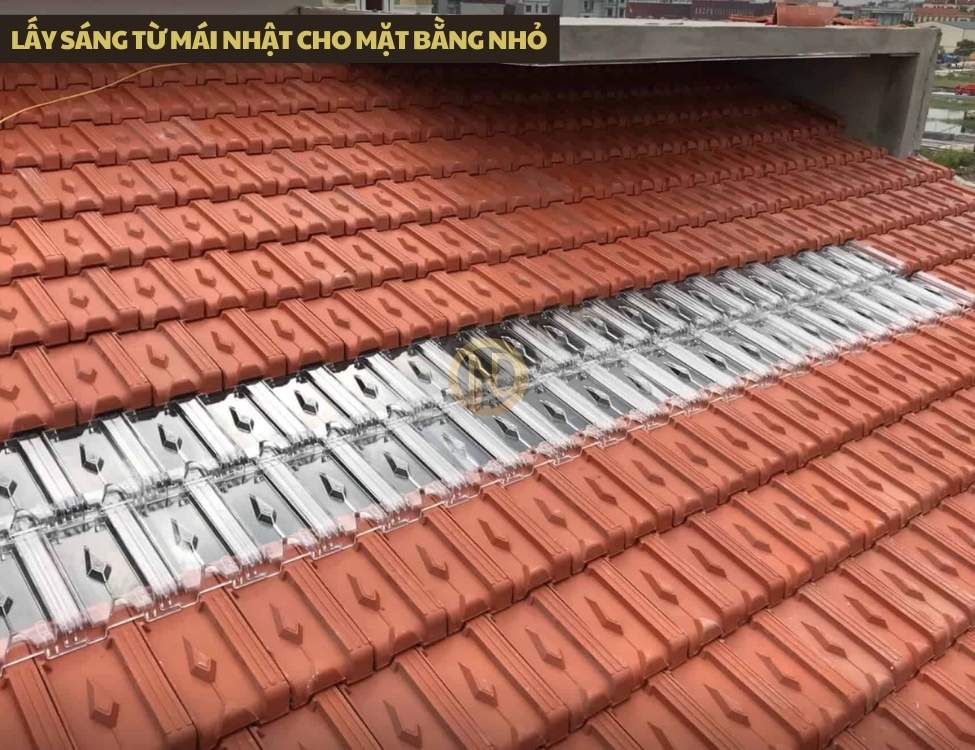 Lấy sáng từ mái Nhật cho mặt bằng nhỏ