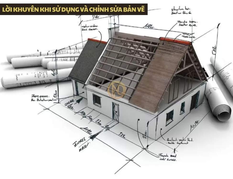 Lời khuyên khi sử dụng và chỉnh sửa bản vẽ thiết kế nhà 2 tầng 5x12m