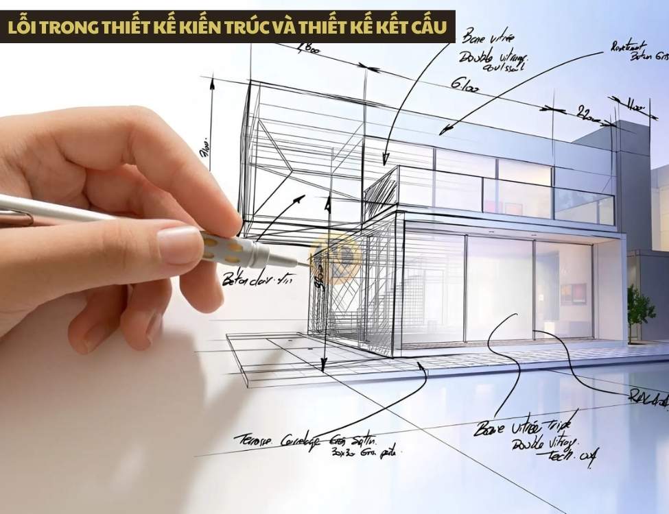 Lỗi trong thiết kế kiến trúc và thiết kế kết cấu