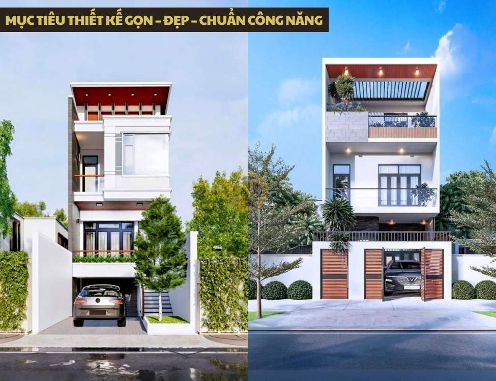 Mục tiêu thiết kế gọn – đẹp – chuẩn công năng dưới góc nhìn Xây Nhà Đẹp