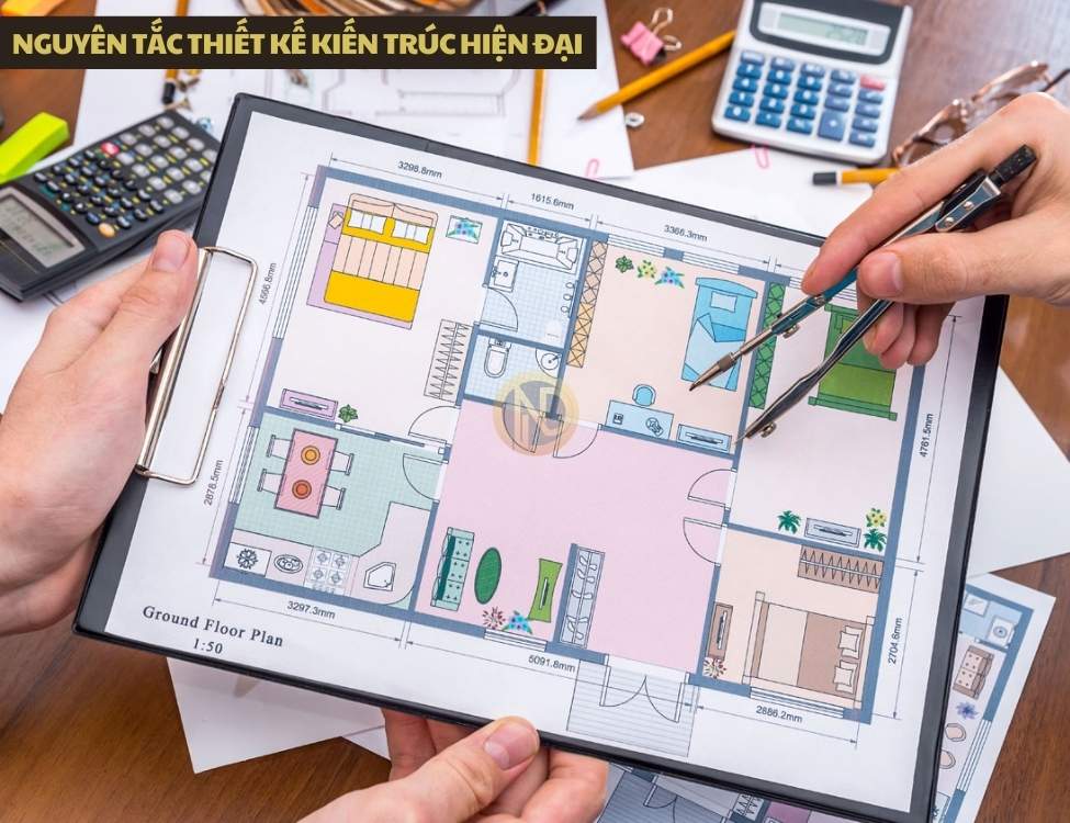 Nguyên tắc bố trí công năng cho nhà 2 tầng 5x12 3 phòng ngủ