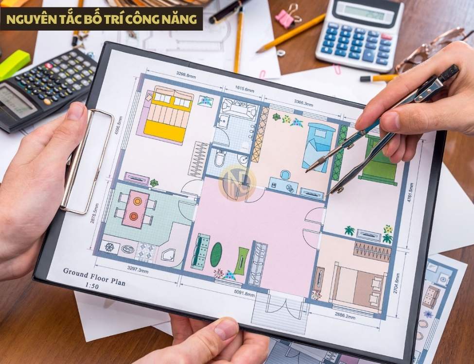 Nguyên tắc bố trí công năng khi thiết kế nhà 5x12 1 trệt 1 lầu 3 phòng ngủ