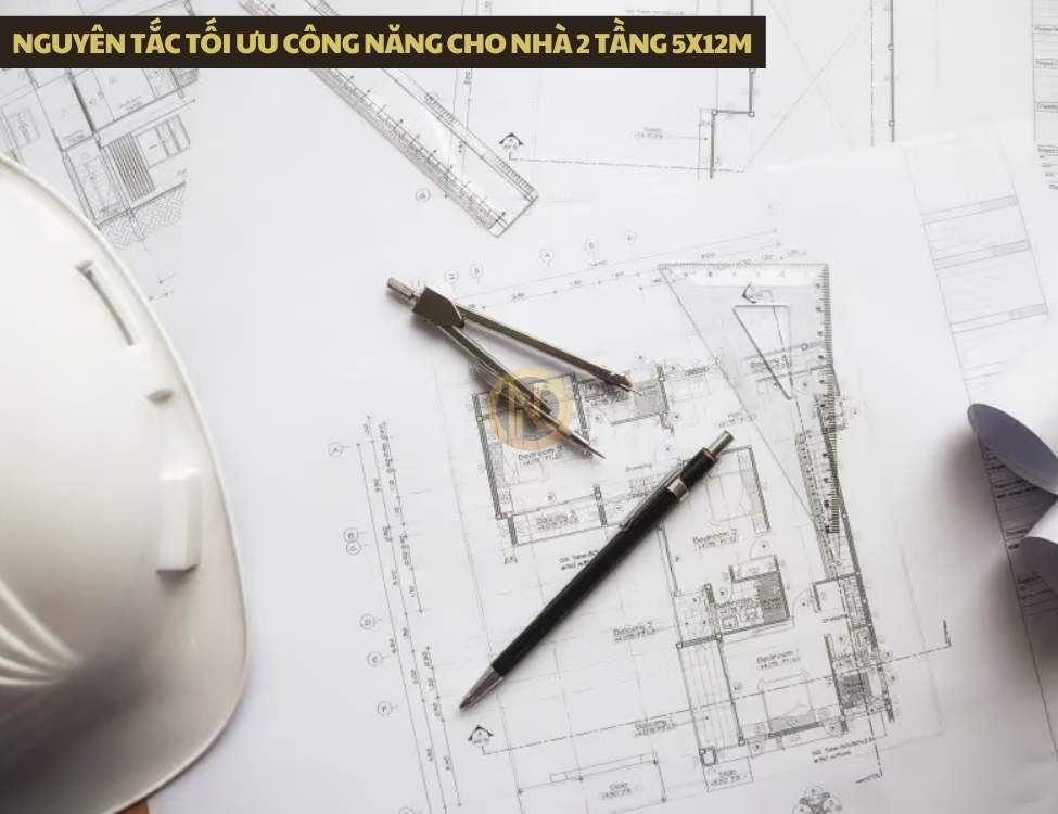 Nguyên tắc tối ưu công năng cho nhà 2 tầng 5x12m