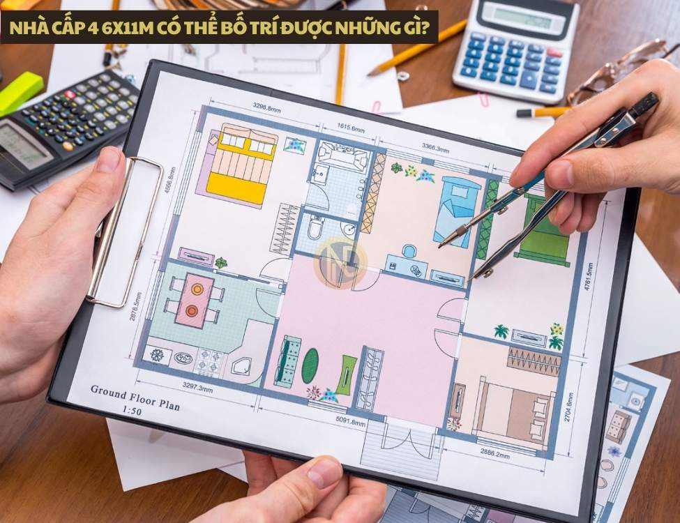Nhà cấp 4 6x11m có thể bố trí được những gì