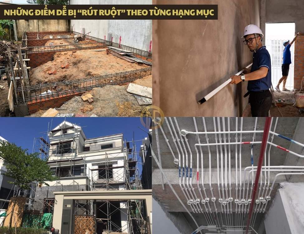 Những điểm dễ bị “rút ruột” theo từng hạng mục
