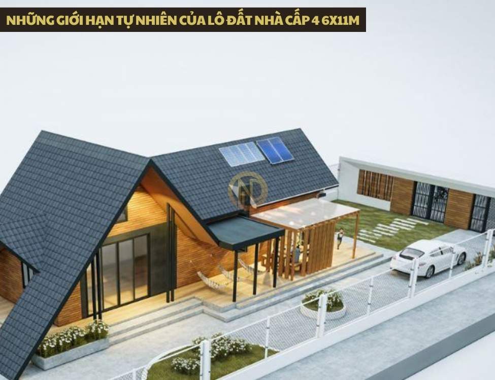 Những giới hạn tự nhiên của lô đất nhà cấp 4 6x11m
