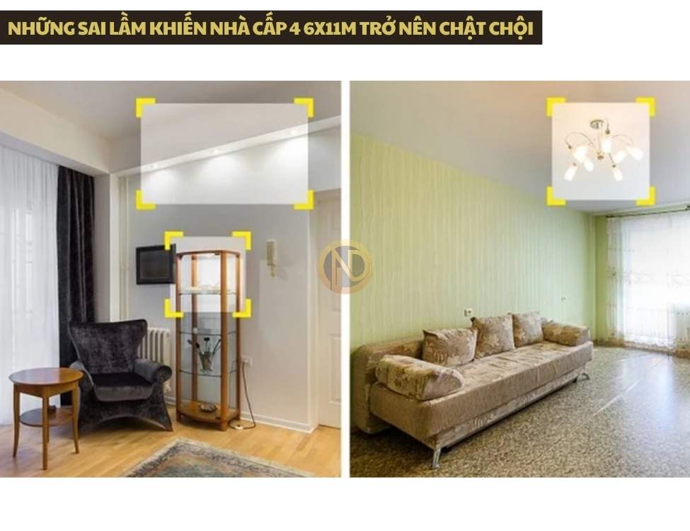 Những sai lầm khiến nhà cấp 4 6x11m trở nên chật chội