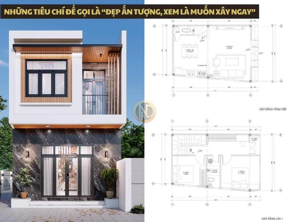 Những tiêu chí để gọi là “đẹp ấn tượng, xem là muốn xây ngay”