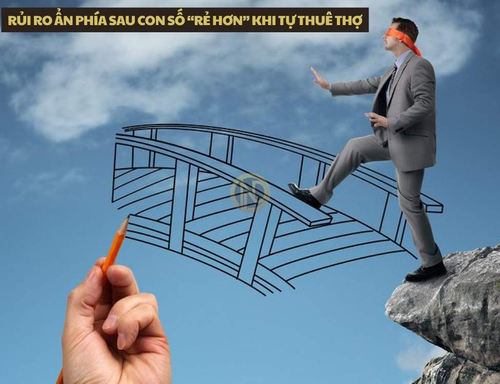 Rủi ro ẩn phía sau con số “rẻ hơn” khi tự thuê thợ