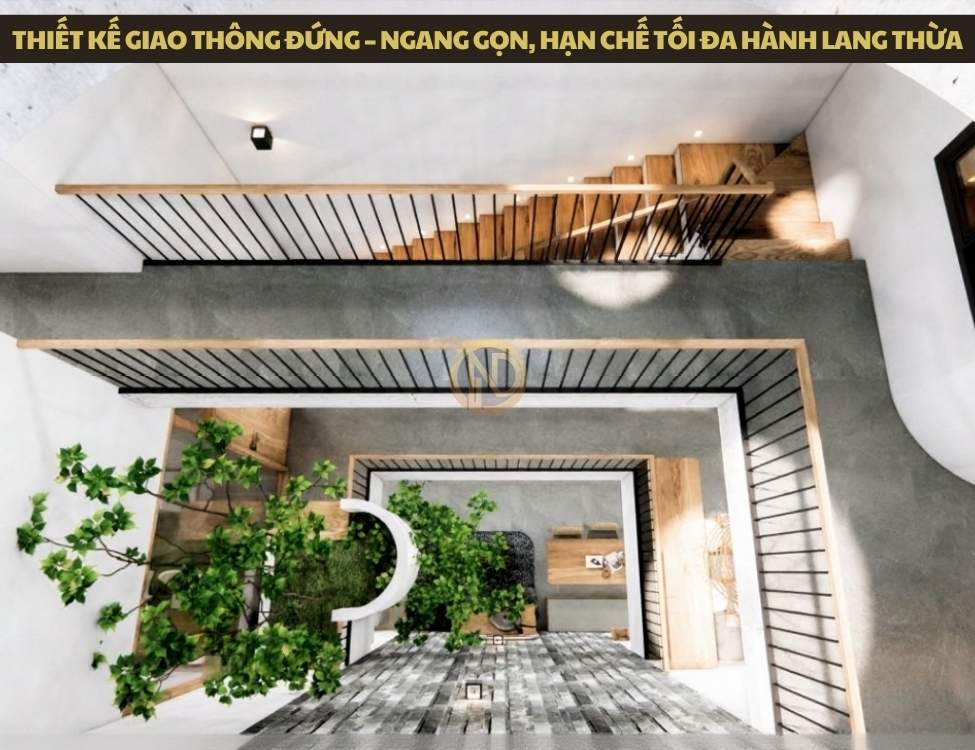Thiết kế giao thông đứng – ngang gọn, hạn chế tối đa hành lang thừa