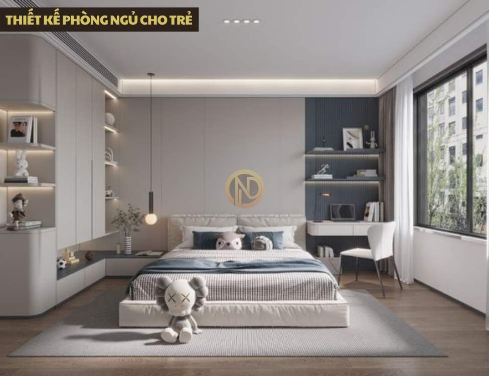Thiết kế phòng ngủ cho trẻ: linh hoạt theo độ tuổi, an toàn và nhiều ánh sáng