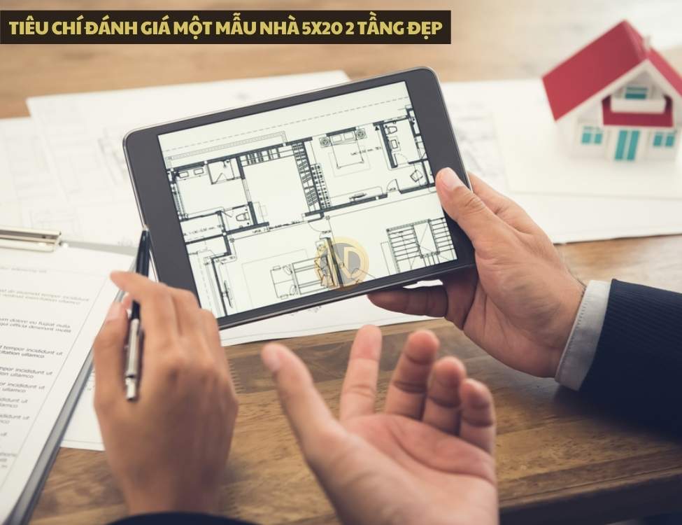 Tiêu chí đánh giá một mẫu nhà 5x20 2 tầng đẹp 4 phòng ngủ đáng xây năm 2026