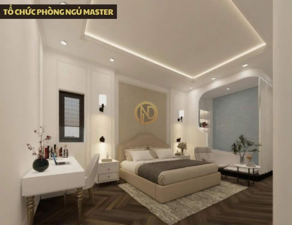 Tổ chức phòng ngủ master