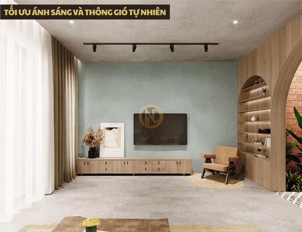 Tối ưu ánh sáng và thông gió tự nhiên cho nhà cấp 4 5x12