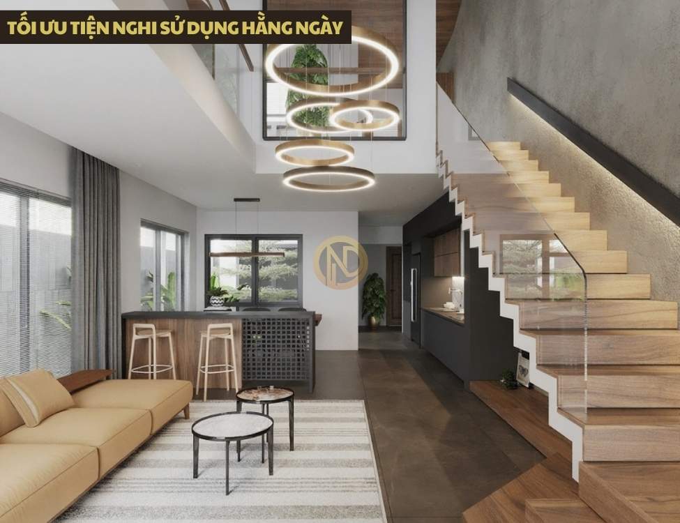 Tối ưu tiện nghi sử dụng hằng ngày trong nhà 4x20 có ba phòng ngủ