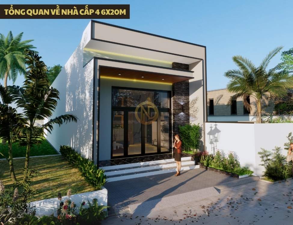 Tổng quan về nhà cấp 4 6x20m