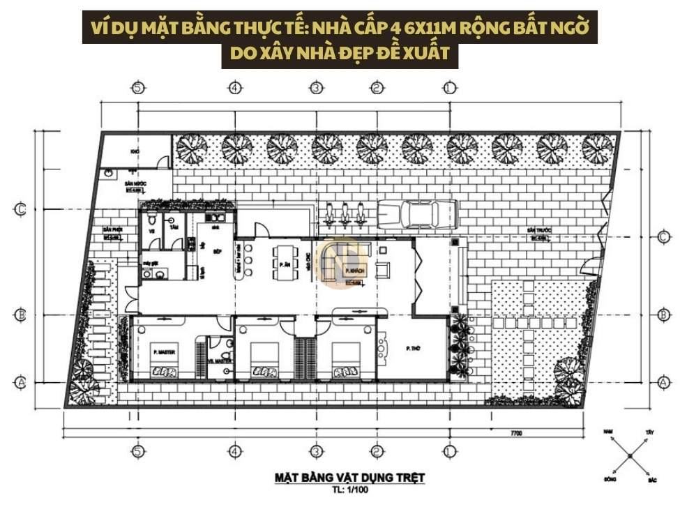 Ví dụ mặt bằng thực tế