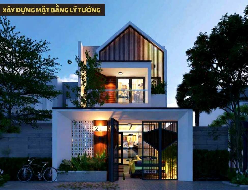 Xây dựng mặt bằng lý tưởng cho nhà 2 tầng 6×15 với 4 phòng ngủ