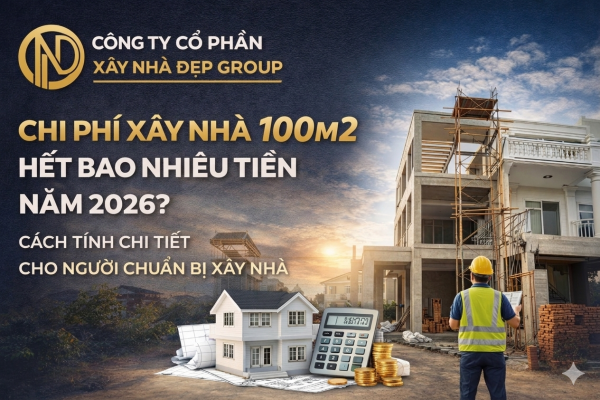 Chi phí xây nhà 2 tầng hết bao nhiêu tiền năm 2026 - báo giá xây nhà 2 tầng mới nhất