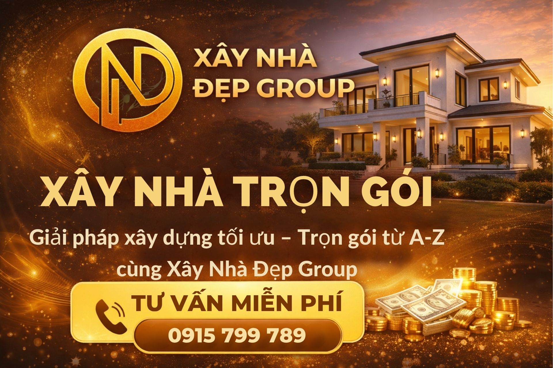 xây nhà trọn gói hcm uy tín giá tốt Xây Nhà Đẹp Group