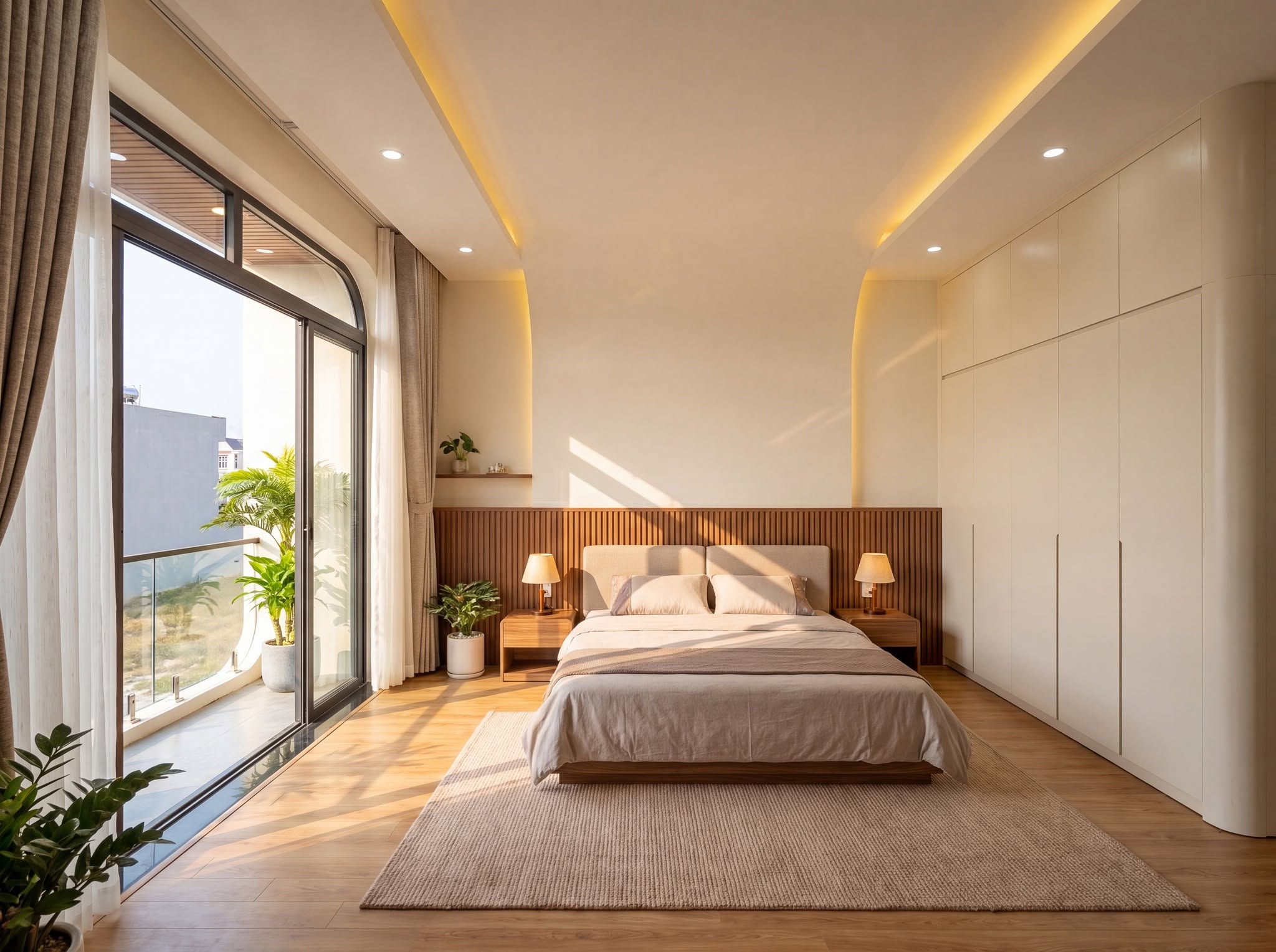 Phòng ngủ mẫu nhà 5x20
