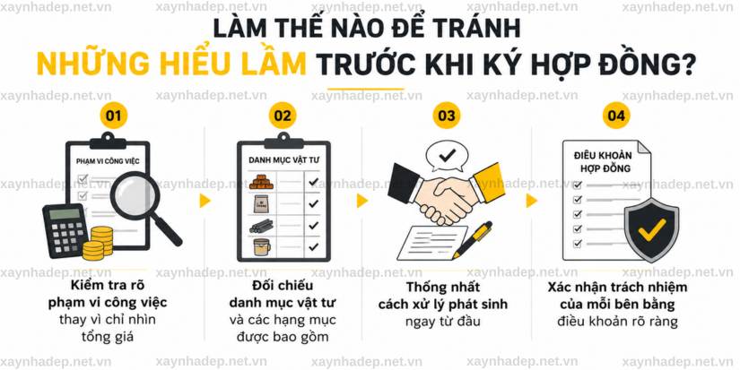 Những hiểu lầm thường gặp về dịch vụ xây nhà trọn gói và sự thật gia chủ cần biết